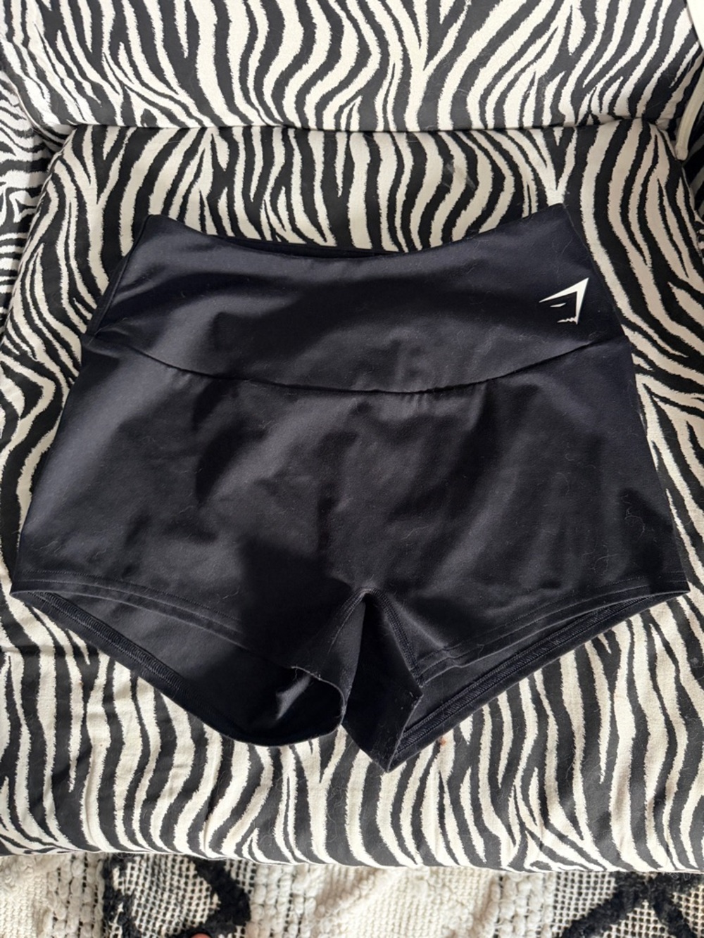 Gymshark Black High-Waist Performance Shorts